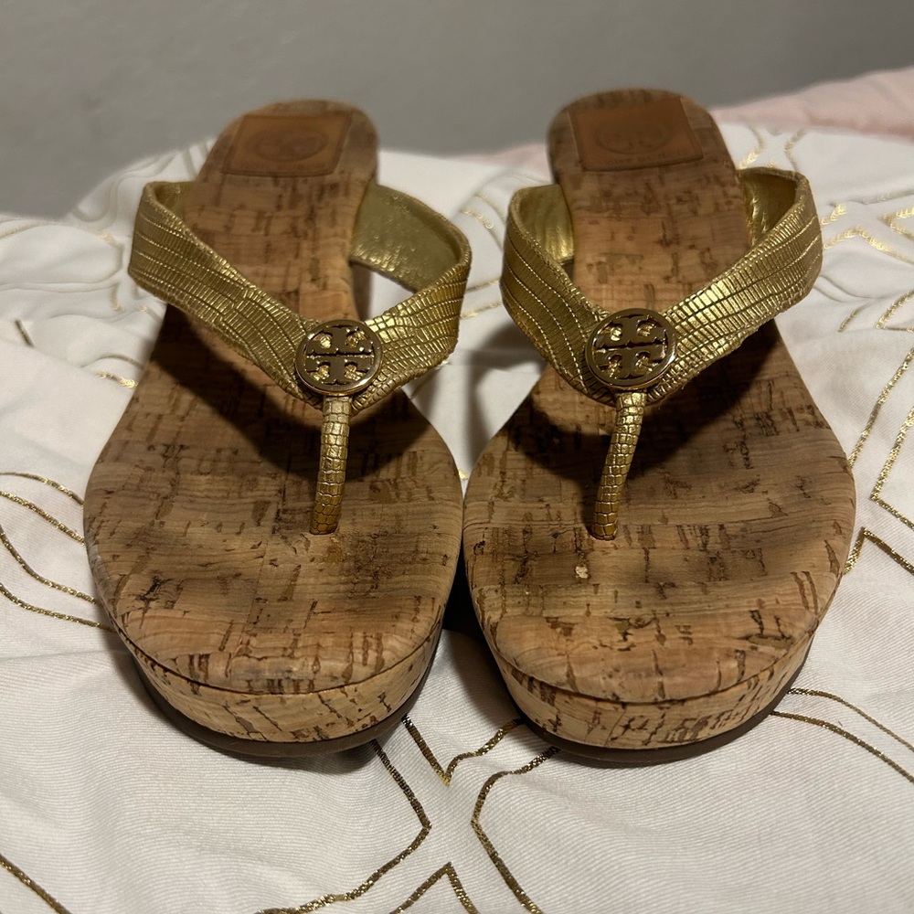 Tory Burch cork sandals